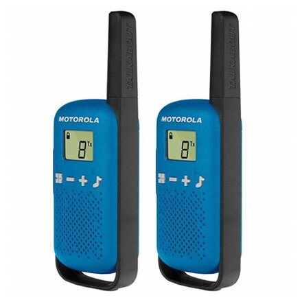 MOTOROLA T42 WALKIE TALKIE Blu 2ks