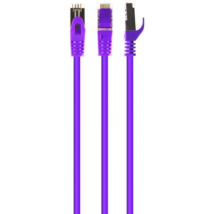 PATCH KABEL S/FTP cat.6a LSZH 0.5m purple