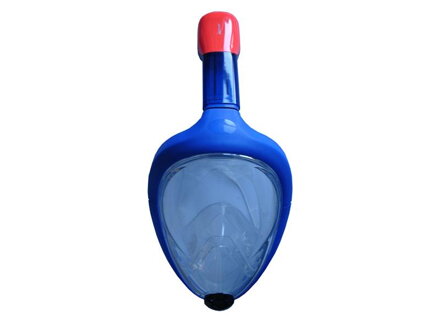 Maska ACRA celotvárová potápačská so šnorchlom veľkosť L modrá