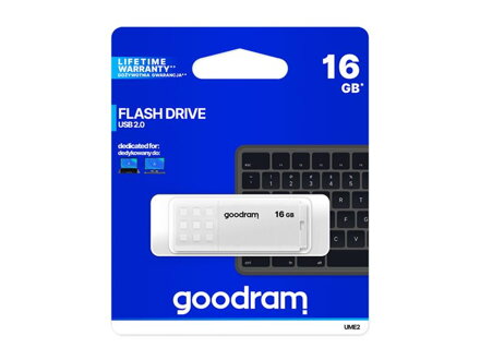 Flash disk GOODRAM USB 2.0 16GB biely