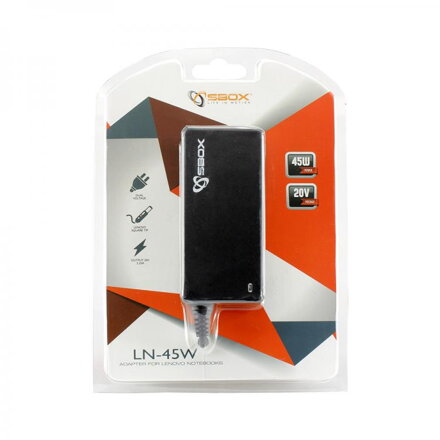 SBOX LN-45W Adaptér pre notebooky LENOVO 45W