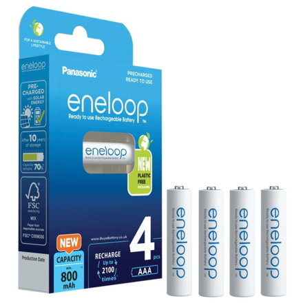 PANASONIC Eneloop, Batérie BK-4MCCE, AAA, 4ks