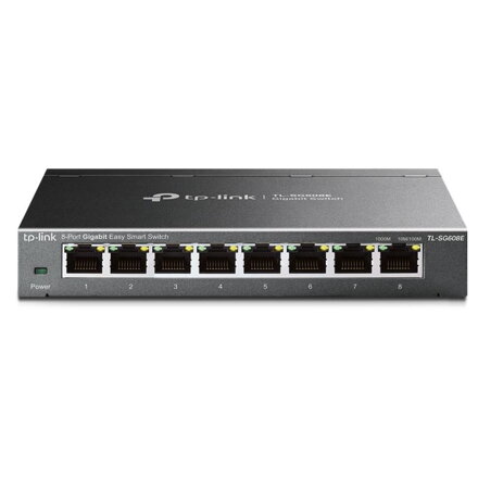 TP-Link TL-SG608E, Switch 8-Port/1000Mbps/Desk