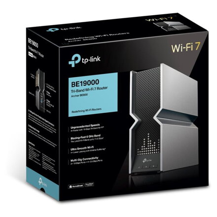 TP-Link Archer BE800 BE19000 Wi-Fi 7 Router