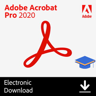 ADOBE Acrobat Pro 2020 CZ MP (WIN+MAC) El.lic EDU