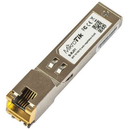 MikroTik S-RJ01, SFP modul 10/100/1000Mbps