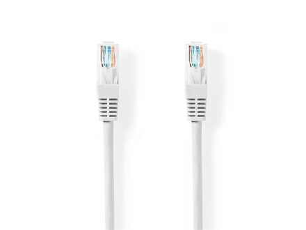 Kábel UTP 1x RJ45 - 1x RJ45 Cat5e 7.5m WHITE NEDIS CCGT85100WT75