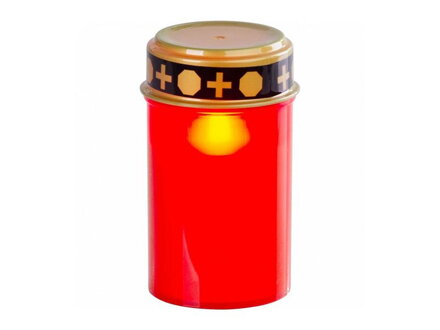 Svietidlo LED sviečka cintorínsky MagicHome TG-10 Red