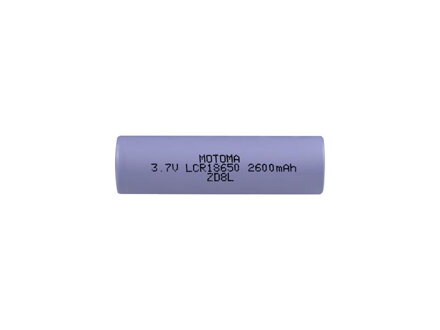 Baterie nabíjecí Li-Ion LCR18650 3,7V/2600mAh MOTOMA