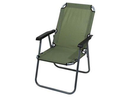 Židle kempingová skládací CATTARA LYON tmavě zelená