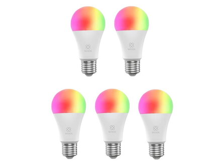 Smart sada LED žiaroviek E27 10W RGB WOOX R9074/5 WiFi Tuya