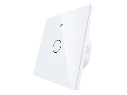 Smart vypínač osvetlenia MOES WS-EU1-RFW-N 1-tlačítkový WiFi Tuya