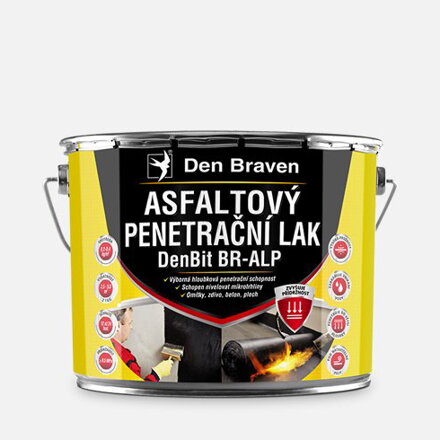 Asfaltový penetračný lak DEN BRAVEN DenBit BR – ALP 4,5kg