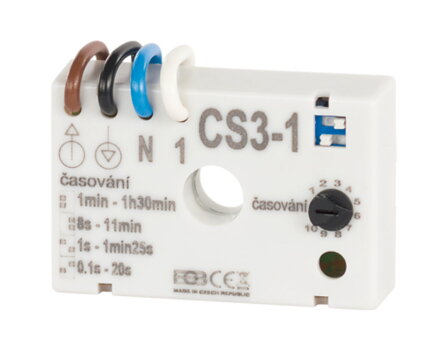 Časový spínač CS3-1 pro ventilátory