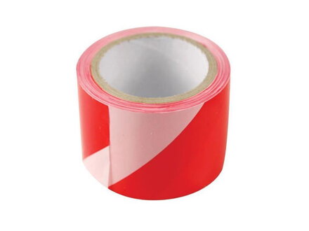 Páska výstražná červeno-bílá 75mm x 100m EXTOL CRAFT