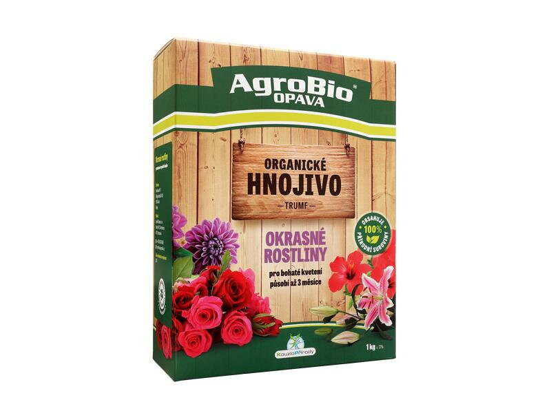 Hnojivo organické AgroBio Tromf Okrasné rastliny 1kg