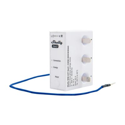 Smart merač spotreby SHELLY 3EM-63T Gen3  WiFi