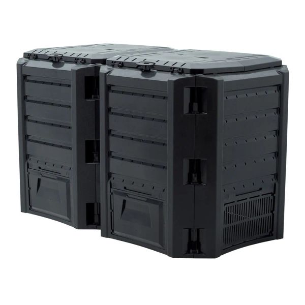 Kompostér záhradný MODULE COMPOGREEN 800l čierny