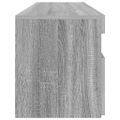 vidaXL TV skrinka s LED svetlami sivý dub sonoma 90x35x40 cm