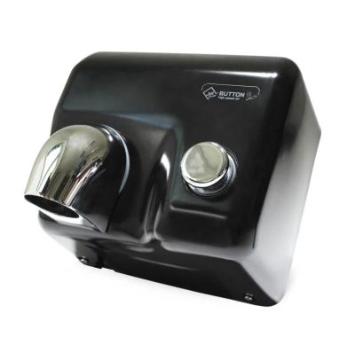 Jet Dryer BUTTON Čierny kov