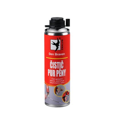 Čistič PUR peny DEN BRAVEN 500ml