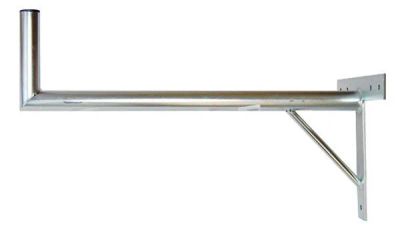 Anténny držiak 100 na stenu so vzperou priemer 42mm výška 16cm žiar.