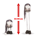 Vianočná dekorácia FAMILY 58329 Škandinávsky trpaslík 44-90cm