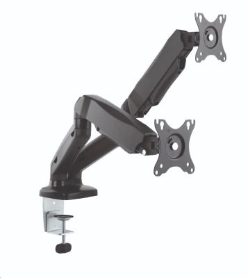 CONNECT IT TwinArm stolový držiak pre 2 monitory; CMF-3207-BK