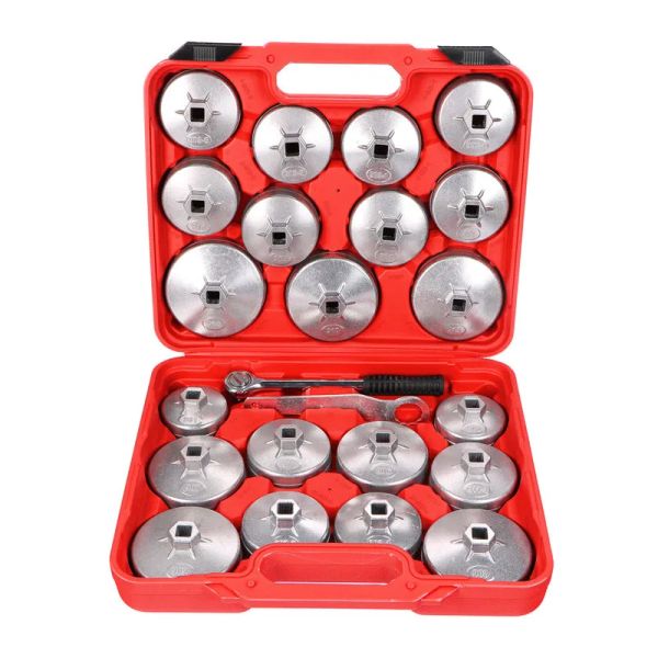 Násadkové kľúče na olejové filtre SIXTOL MECHANIC OIL WRENCH 23ks 1/2"