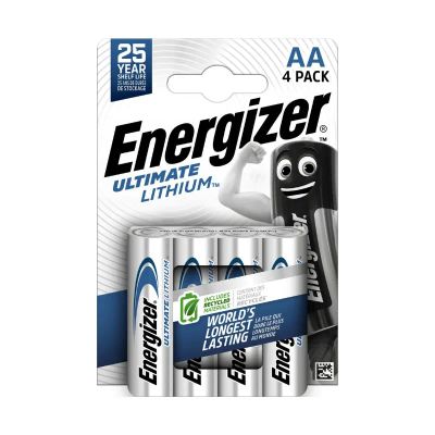 Batérie lítiová AA R6 1,5V ENERGIZER Ultimate 4ks / blister –40°C