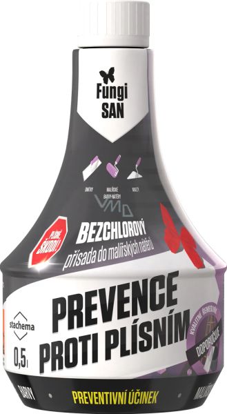 Stachema Fungisan bezchlorová prísada do maliarskych náterov proti plesniam, 500 ml