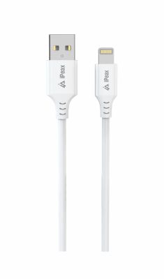Kábel iPEAX 90010116 USB/Lightning 1,5 m biely