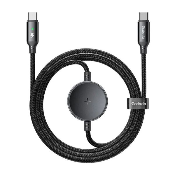Kábel MCDODO CA-4170 USB-C 1,5m Black + nabíjačka na Samsung Watch