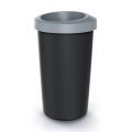 Kôš odpadkový COMPACTA R DROP svetlo šedý 25l