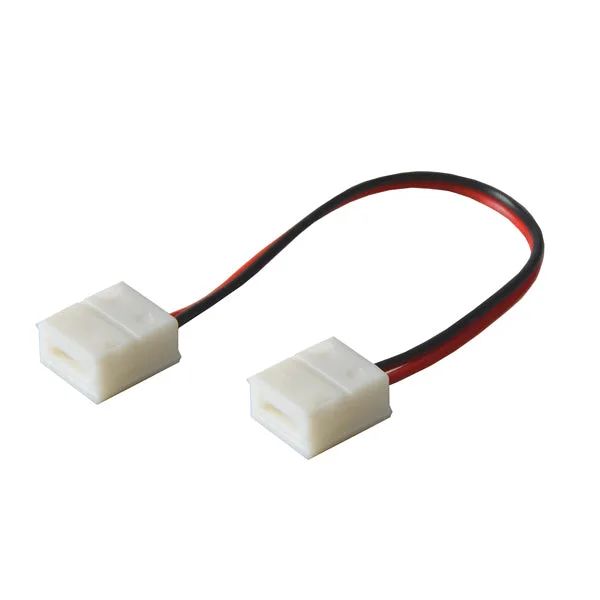 Spojka nespájkovaná s vodičom pre LED pásiky šírky 8mm 3528, 2835 IP65