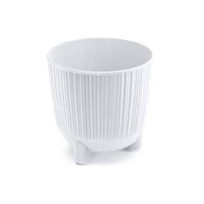 Kvetináč RYFO N biely 10,7 cm
