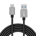 Kábel KRUGER & MATZ KM1262 Basic USB/USB-C 0,5m Black