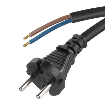 Flexo šnúra guma/neoprén 2x1,0mm2 5m čierna EMOS S03050N