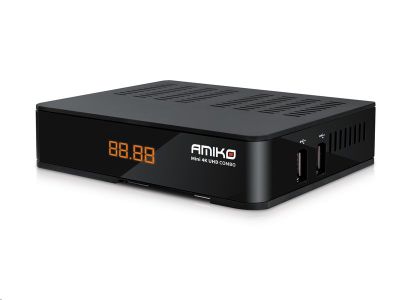 Amiko Mini 4K Combo - DVB-S2/T2/C prijímač