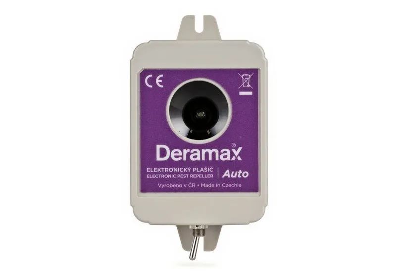 Odpudivý Deramax Auto – ultrazvukový plašič pre mačky a hlodavce