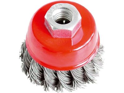 Kefa hrnčeková copánková, O 65mm, vlnitý drôt S 0,5mm, M14x2mm EXTOL-CRAFT
