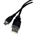 Kábel TIPA USB 2.0 A/Micro USB 1,8m čierny