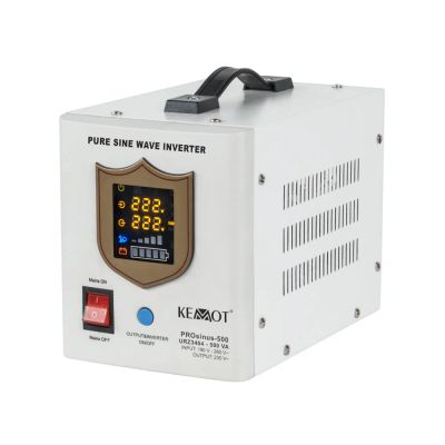Zdroj záložný KEMOT PROsinus-500 12V 230V 500VA 300W White