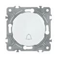 Zvončekový spínač ELECTROMALT OVAL OVA1020W, biely