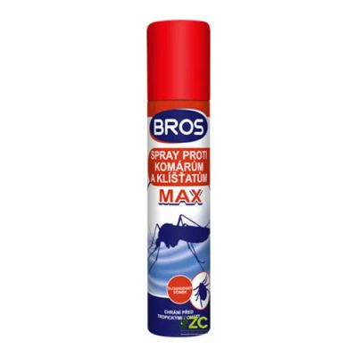 Sprej proti komárom a kliešťom BROS Max 90ml