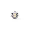 Autožiarovka LED T10 12V CARCLEVER 4LED 2835SMD biela 2ks