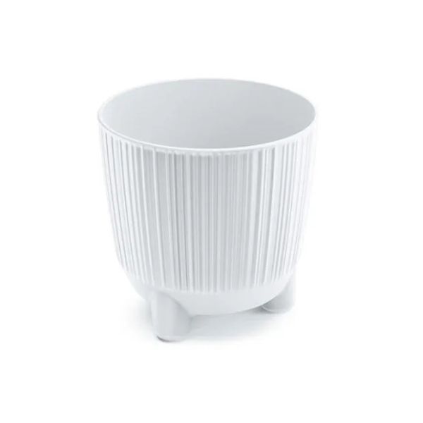 Kvetináč RYFO N biely 10,7 cm