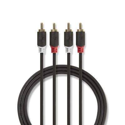 Kábel 2x Cinch konektor/2x Cinch konektor 3m NEDIS CABW24200AT30