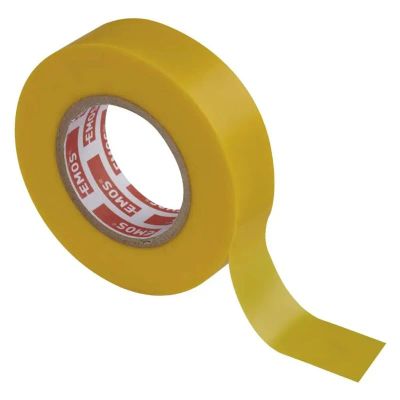 Páska izolačná PVC 19mm/20m žltá EMOS 1ks