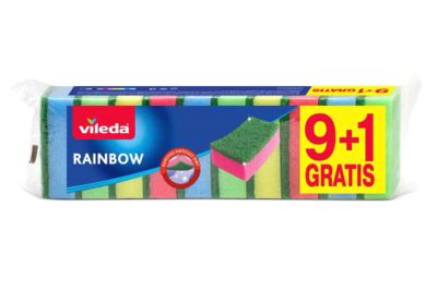 Hubka VILEDA Rainbow 173842 9+1ks